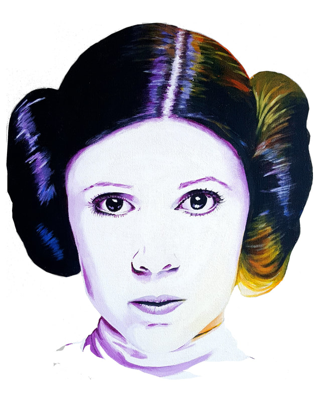 Leia
16in. X 20in.
acrylic on canvas